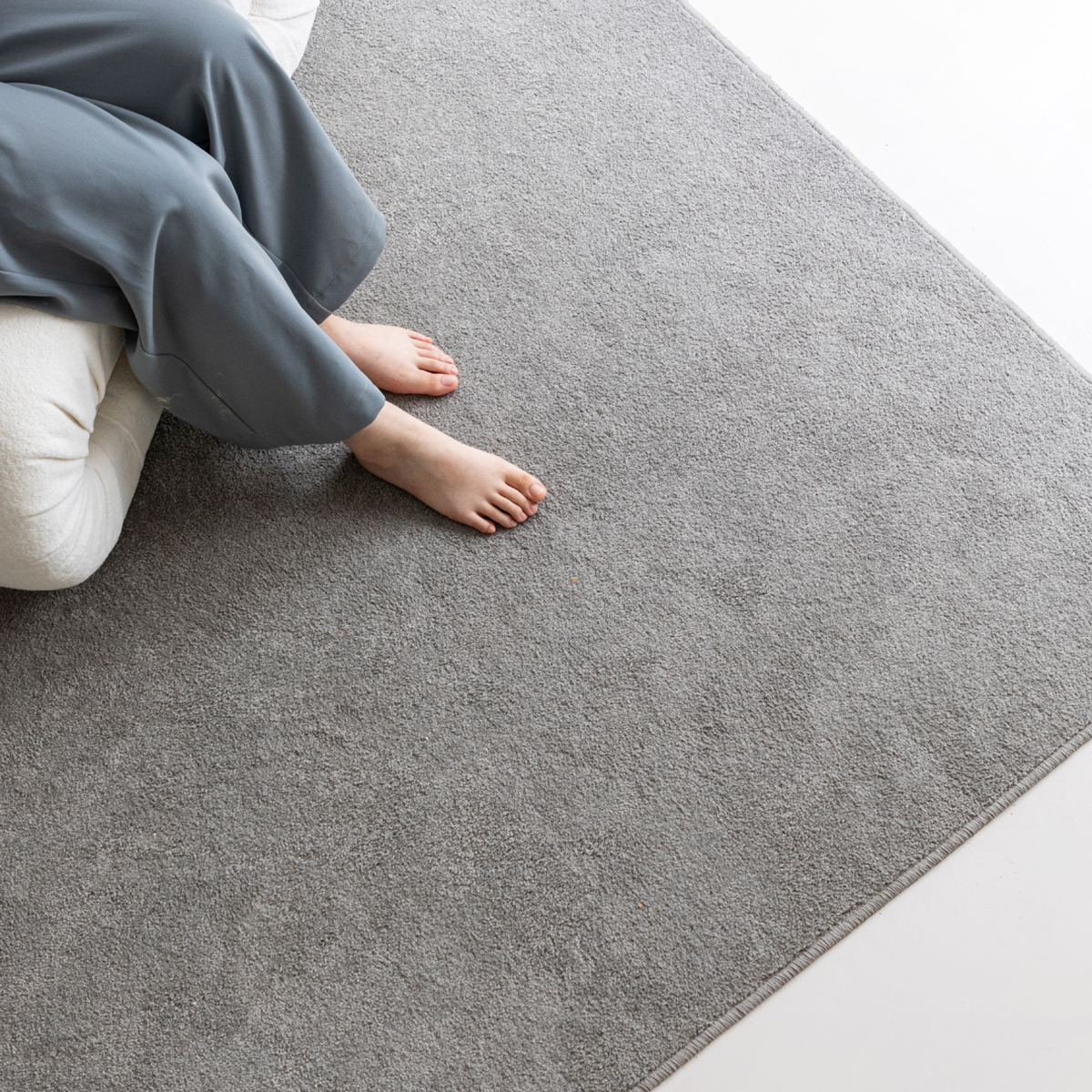 高密度織りチェック柄カーペット