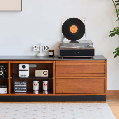 Woody Prime Boxツゲ材 ヴィンテージ風木製テレビボード – CAGUUU