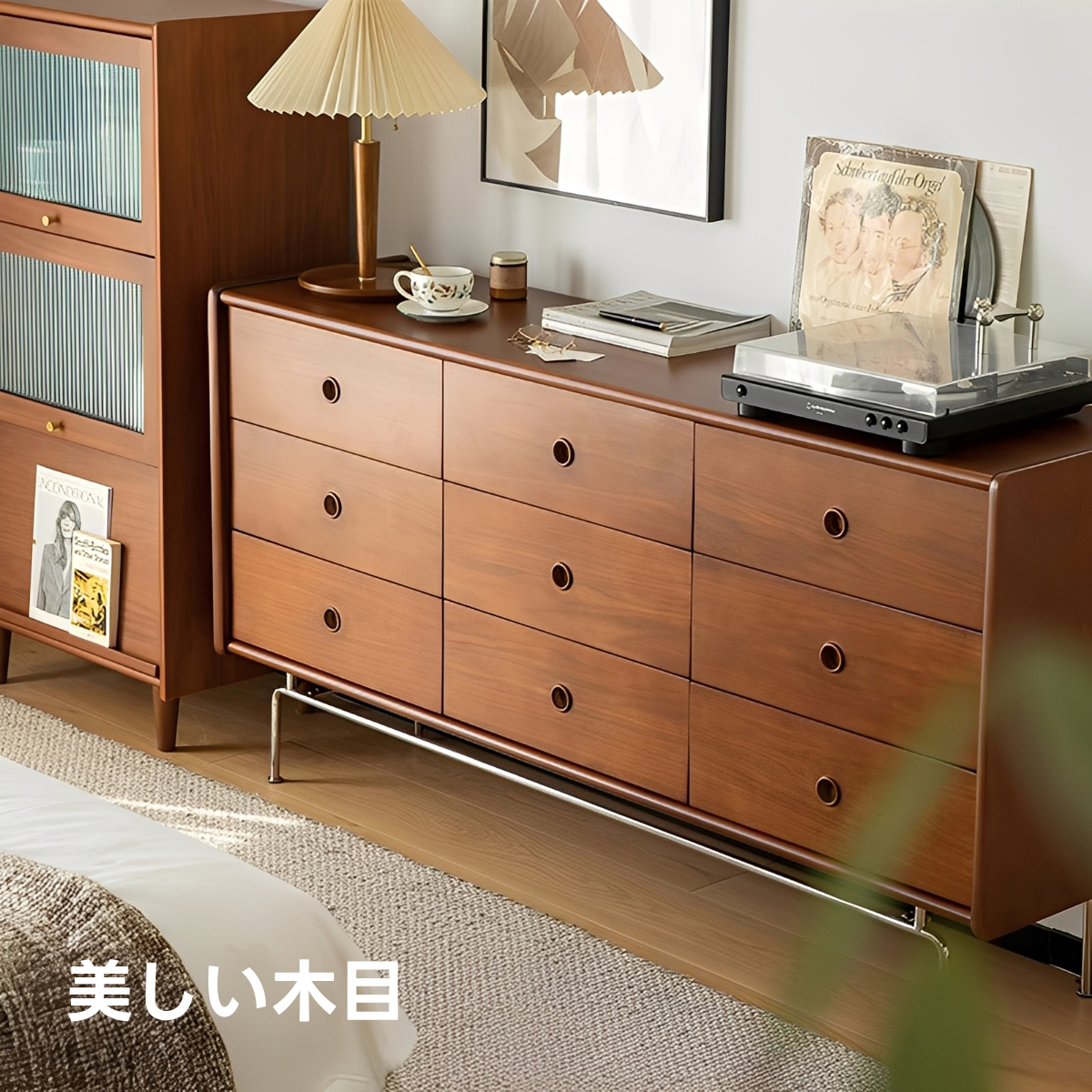 【貴重】匠工芸 チェスト サイドボード キャビネット サイドテーブル 整理箪笥 貴重】匠工芸 チェスト サイドボード キャビネット サイドテーブル