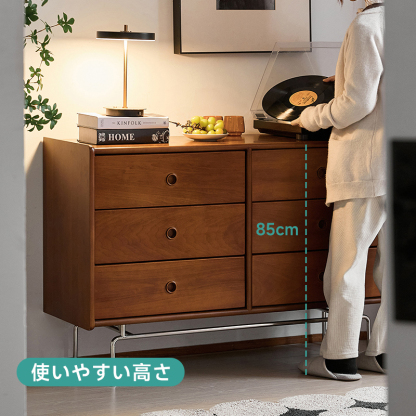 Woody Prime Boxツゲ材 レトロデザイン６マスチェスト