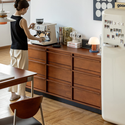 Woody Prime Boxツゲ材 ヴィンテージ風9マスチェスト