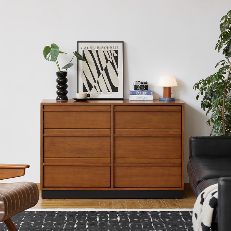 Woody Prime Boxツゲ材 ヴィンテージ調チェスト | 天然木の質感と機能