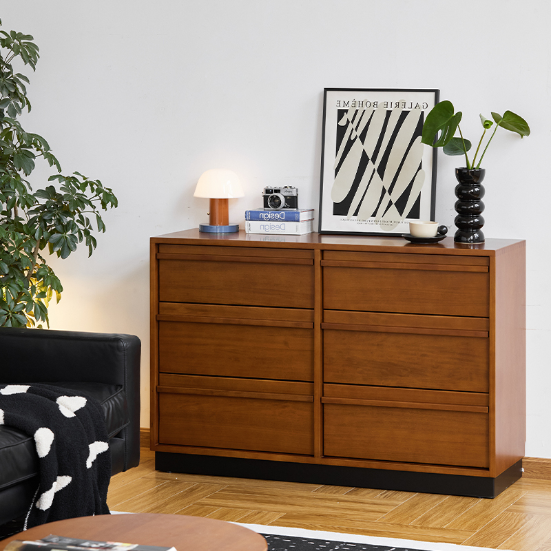 Woody Prime Boxツゲ材 ヴィンテージ風6マスチェスト