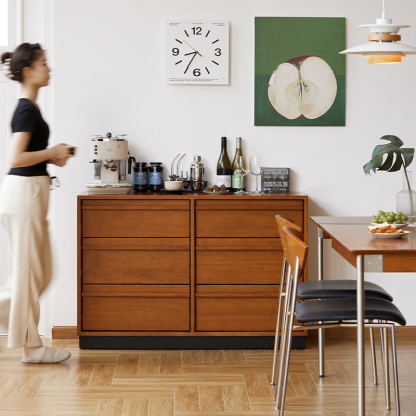 Woody Prime Boxツゲ材 ヴィンテージ風6マスチェスト