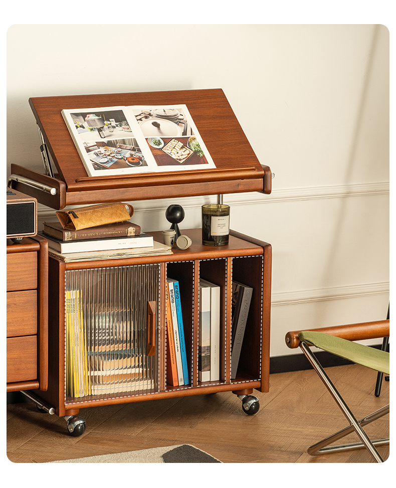 Woody Prime Boxツゲ材 キャスター付きサイドボード | 高級感と機能性