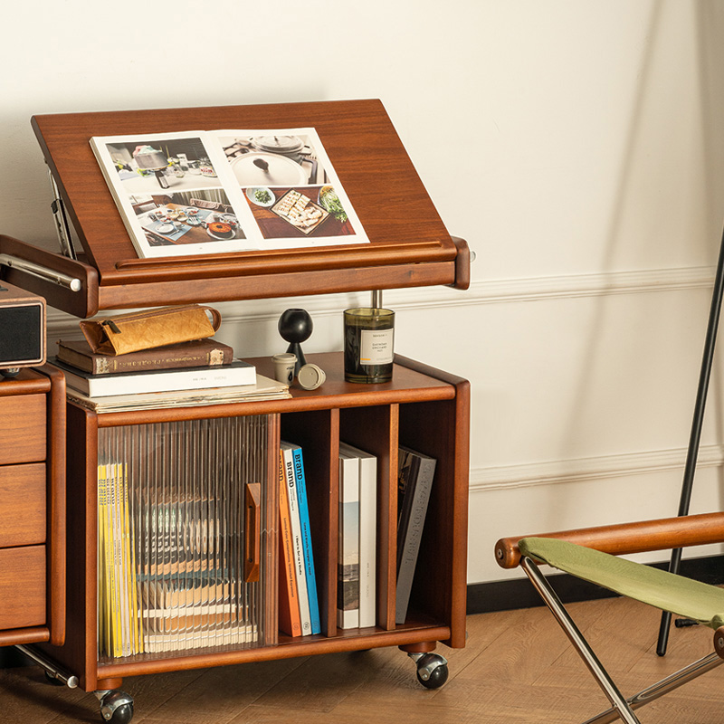 Woody Prime Boxツゲ材 キャスター付きサイドボード | 高級感と機能性