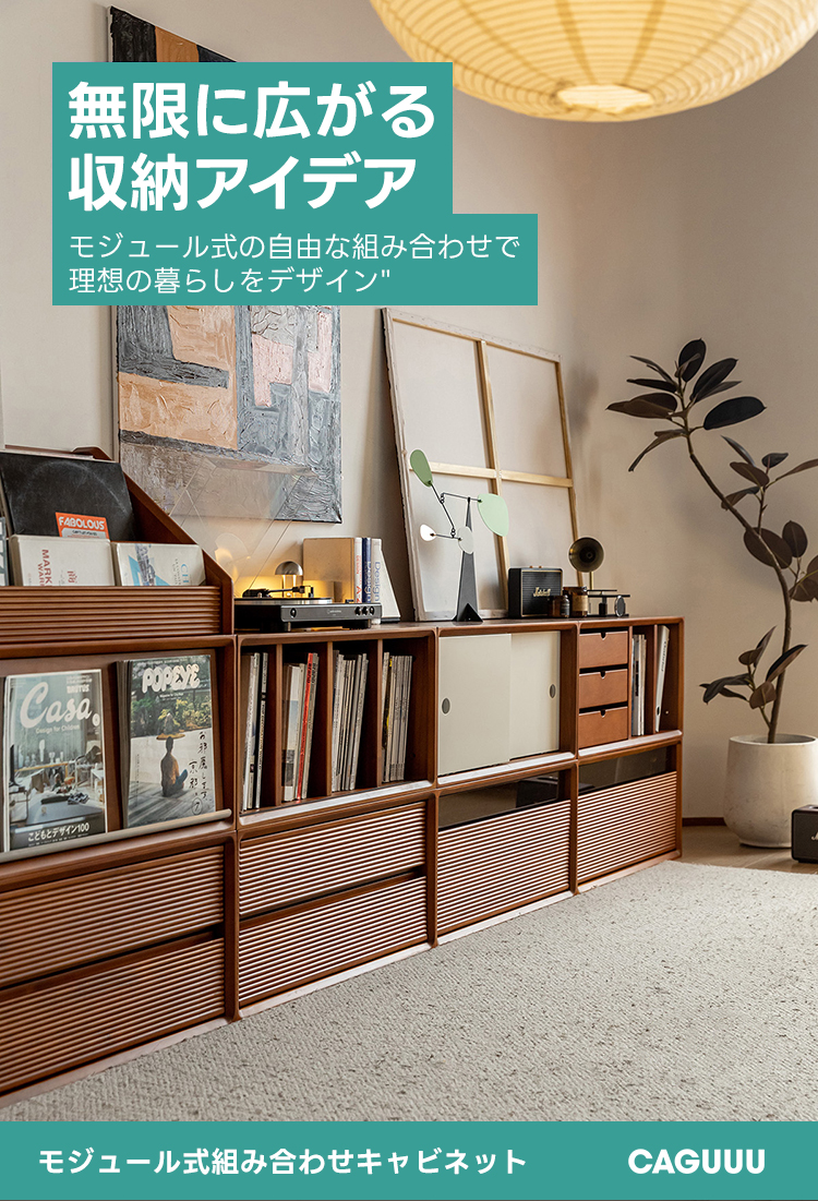 Woody Prime Boxツゲ材 モジュール式組み合わせキャビネット | 好みに