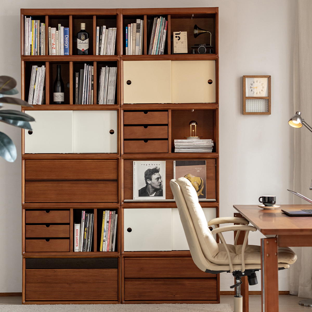 定価38500円⭐︎オーク材スクエアボックスW586×D586×H97mm Woody Prime Boxツゲ材 モジュール式組み合わせキャビネット – CAGUUU