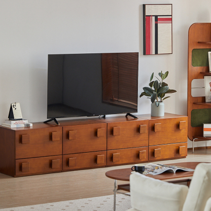 Woody Prime Boxツゲ材 モダンキューブキャビネット