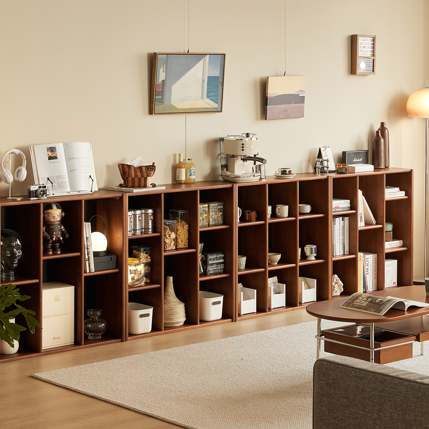 Woody Prime Boxツゲ材 コンビネーションキャビネット