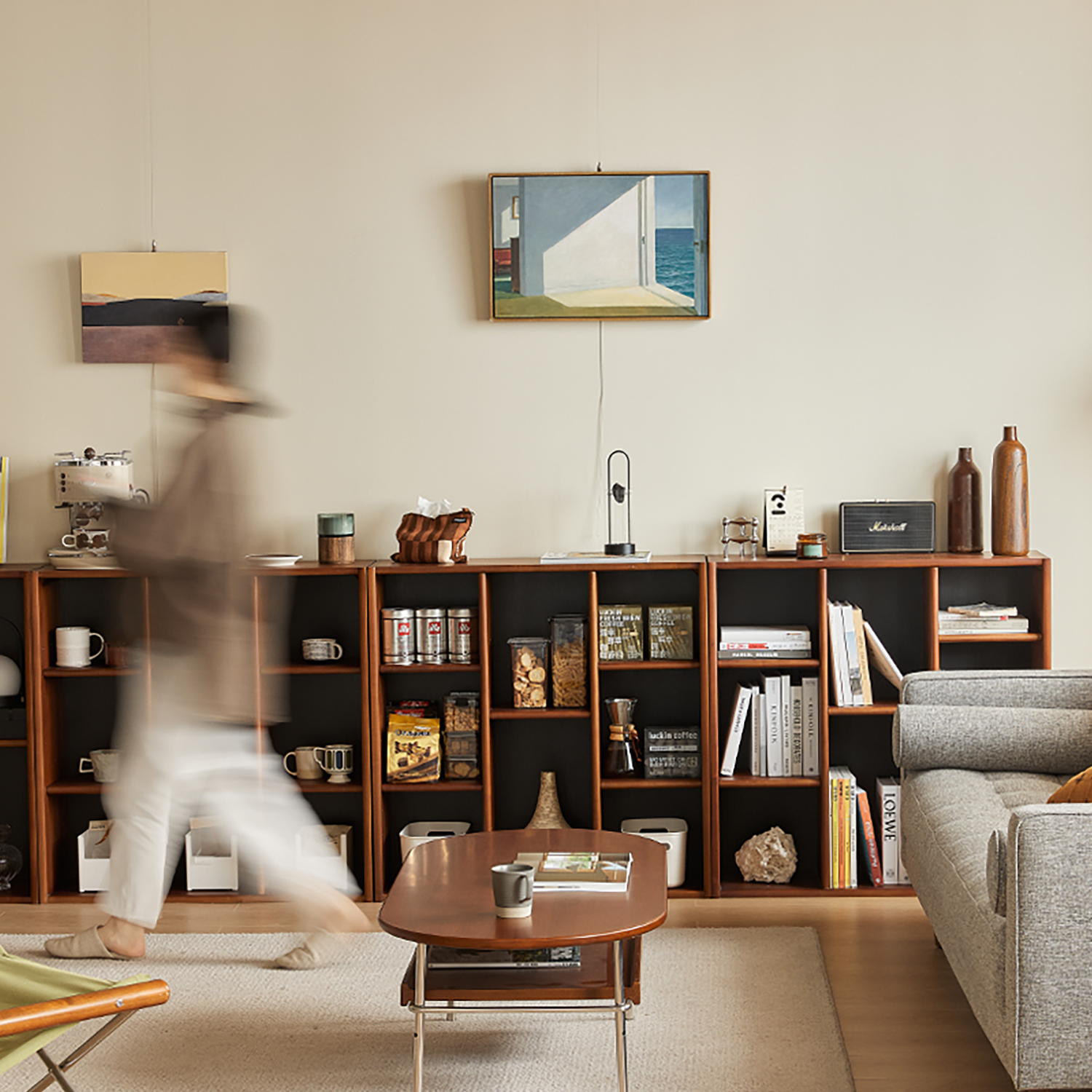 Woody Prime Boxツゲ材 コンビネーションキャビネット