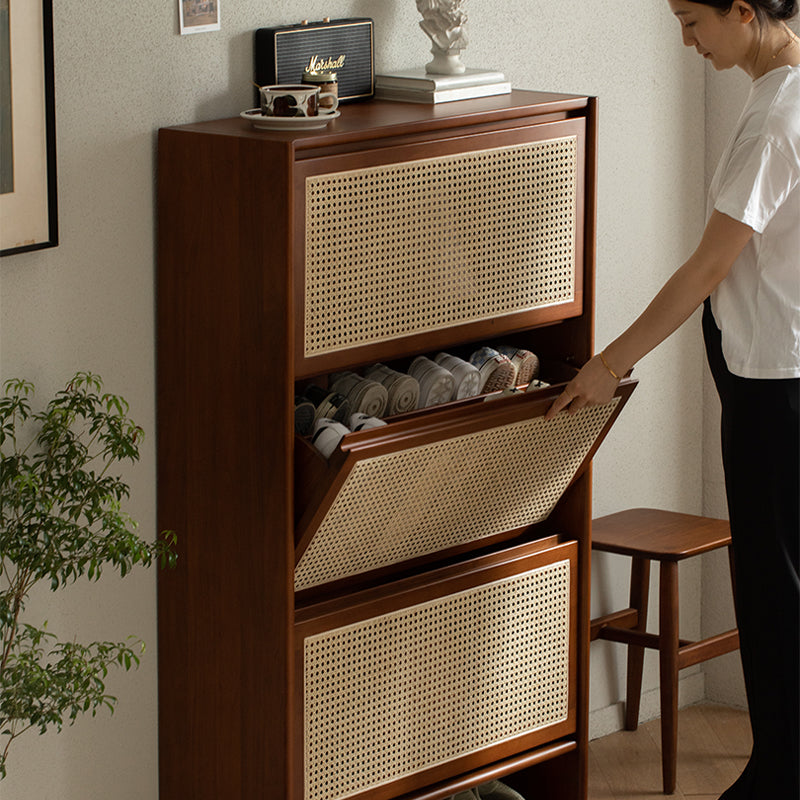 Woody Prime Boxツゲ材 ラタン調シューズキャビネット – CAGUUU