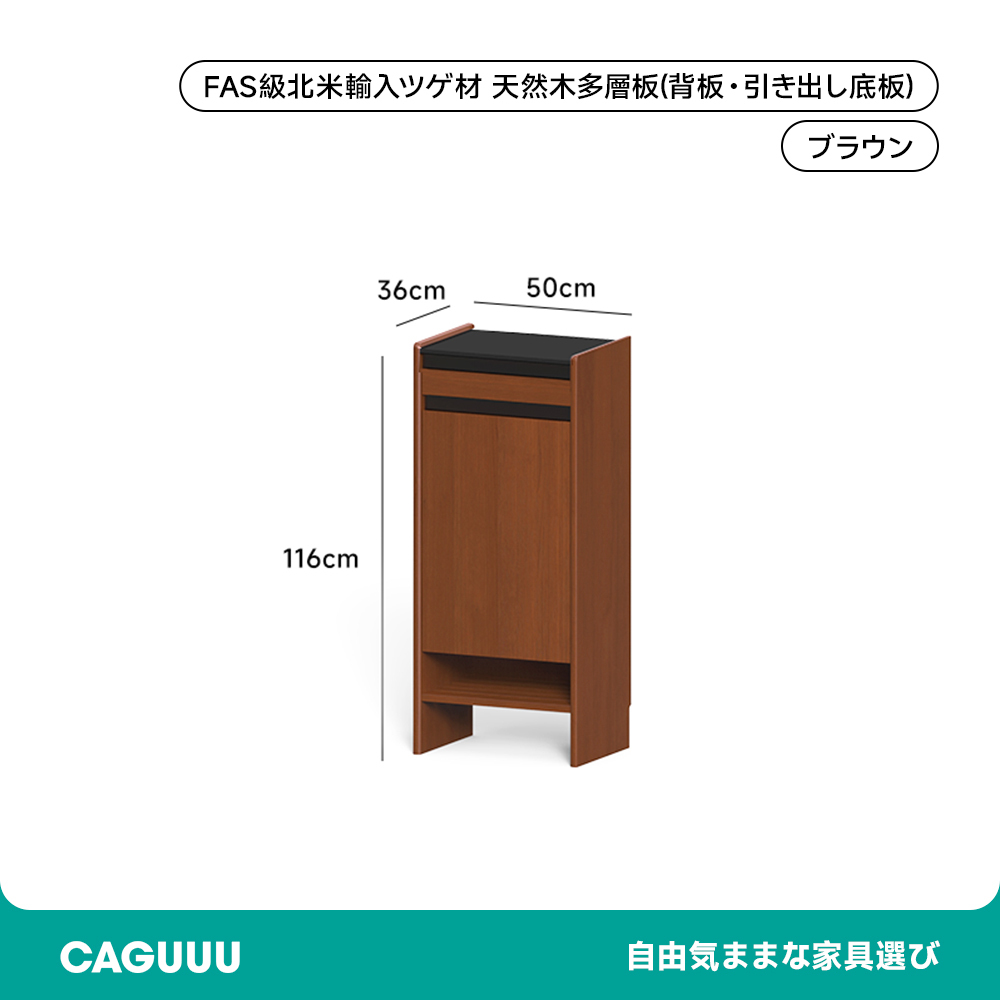 ツゲ材 多機能シューズキャビネット