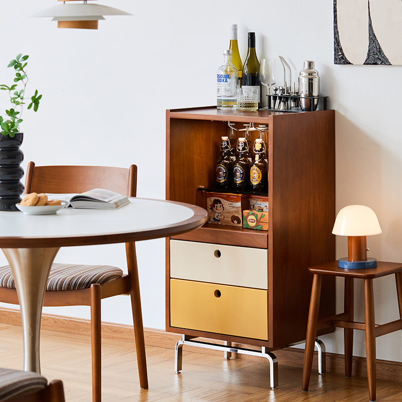 Woody Prime Boxツゲ材 コンパクト木製サイドボード