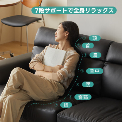 Woody Prime Boxレザーリビングソファ【カスタマイズ可】