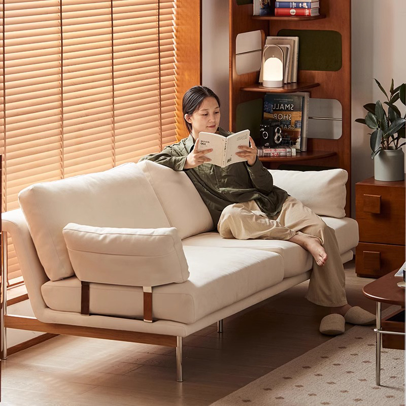 Woody Prime Boxマイクロファイバーリビングソファ【カスタマイズ可】