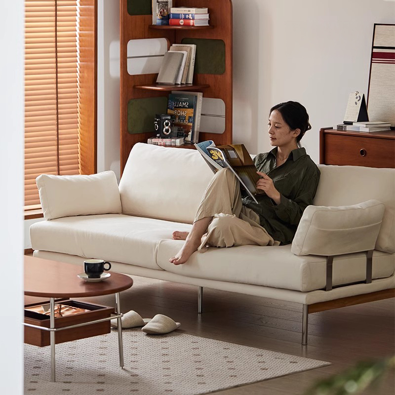 Woody Prime Boxマイクロファイバーリビングソファ【カスタマイズ可】