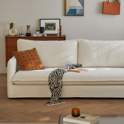 Woody Prime Boxブークレ生地ソファ【カスタマイズ可】