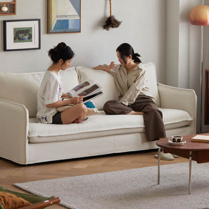 Woody Prime Boxブークレ生地ソファ【カスタマイズ可】