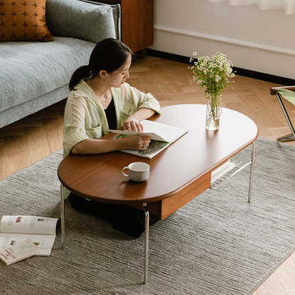 Woody Prime Boxツゲ材 ステンレス脚木製センターテーブル – CAGUUU