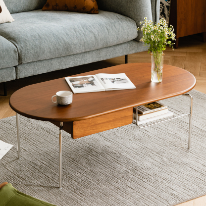 Woody Prime Boxツゲ材 ステンレス脚木製センターテーブル