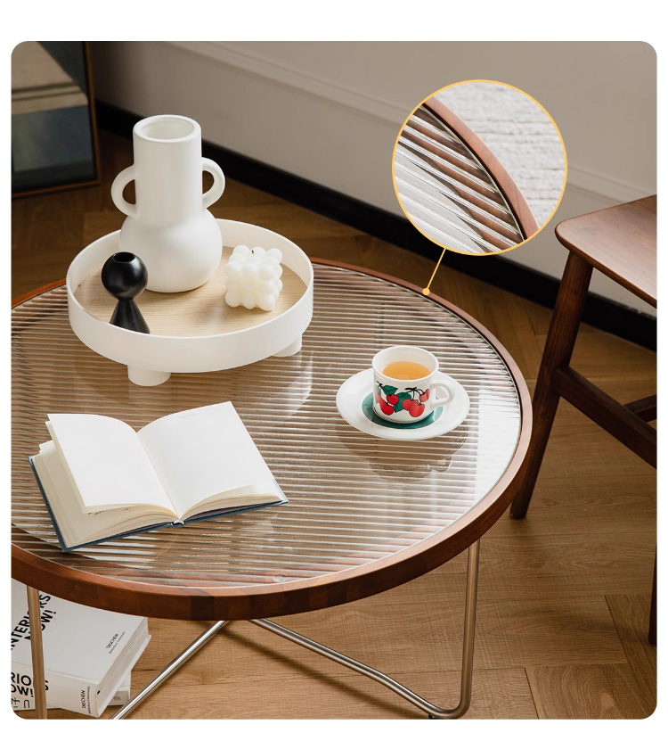 ガラス天板コーヒーテーブル Woody Prime Boxガラス天板コーヒーテーブル – CAGUUU