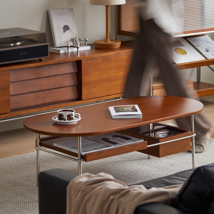 Woody Prime Boxツゲ材 異素材センターテーブル