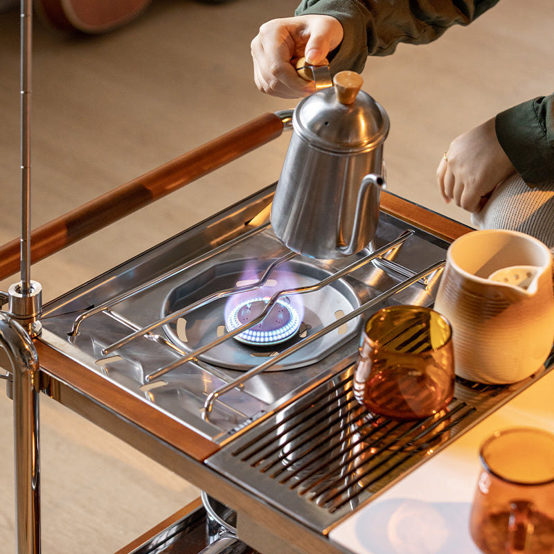 Woody Prime Boxツゲ材 アウトドア風万能キッチンカート – CAGUUU