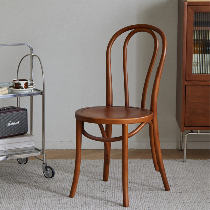 ブナ材 木製ハイバックダイニングチェア