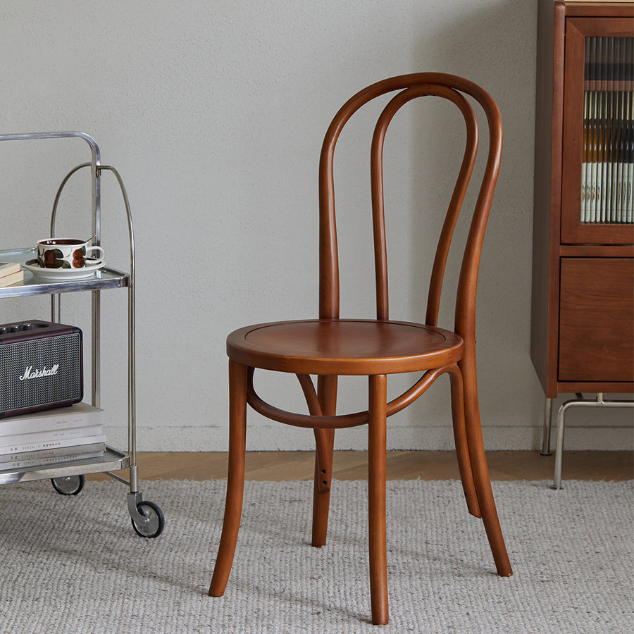 ブナ材 木製ハイバックダイニングチェア – CAGUUU