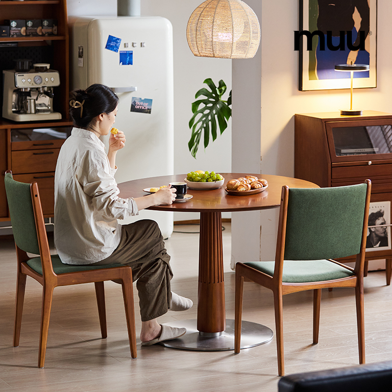 Woody Prime Boxツゲ材 レトロスタイルダイニングチェア