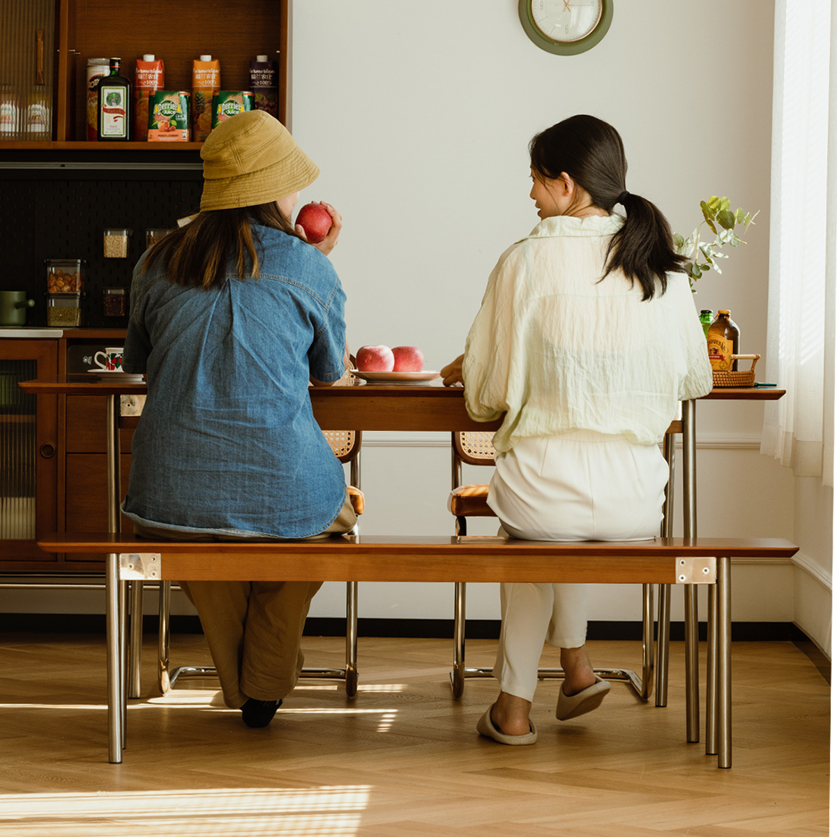 Woody Prime Boxツゲ材 ナチュラルスタイルウッドベンチ