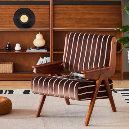 Woody Prime Boxヴィンテージ木製リビングチェア | 温もりある質感と