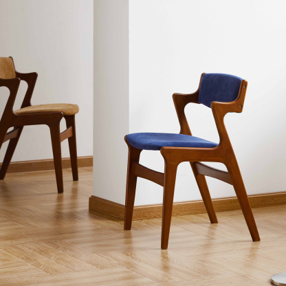 Woody Prime Boxツゲ材 レトロ風木製ダイニングチェア