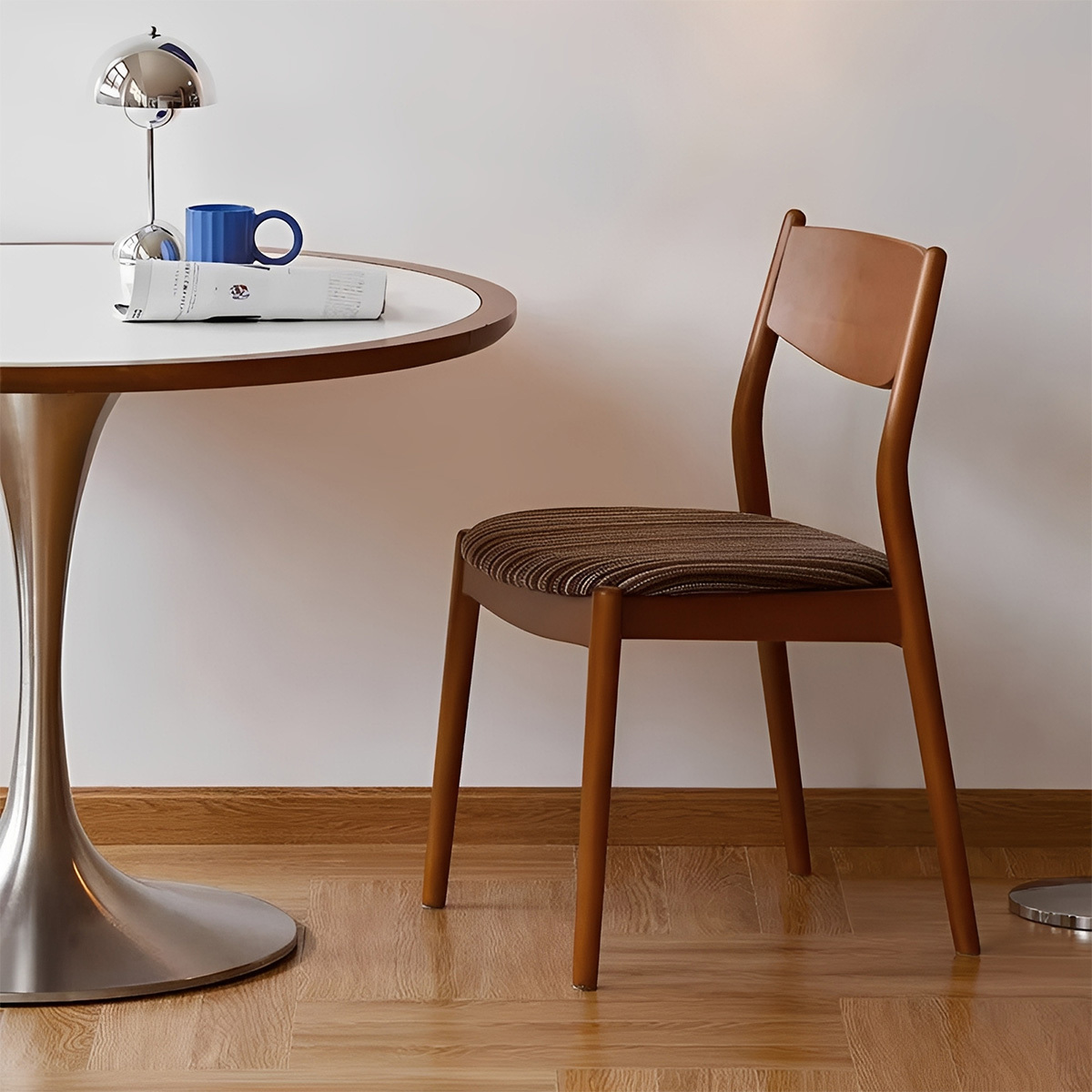 Woody Prime Boxツゲ材 北欧スタイル木製ダイニングチェア