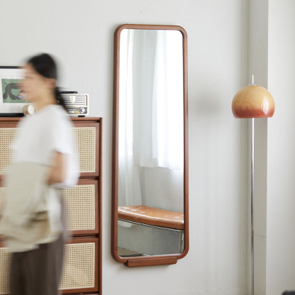 Woody Prime Boxツゲ材 木製レトロスタンドミラー | 安全性と