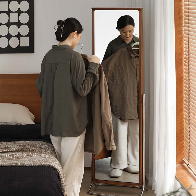 Woody Prime Boxツゲ材 収納機能付きスタンドミラー – CAGUUU