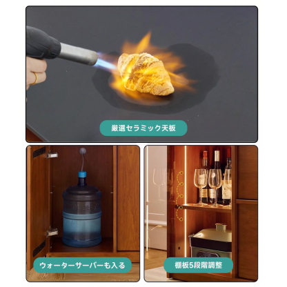 ツゲ材 フレームデザイン木製ダイニングボード