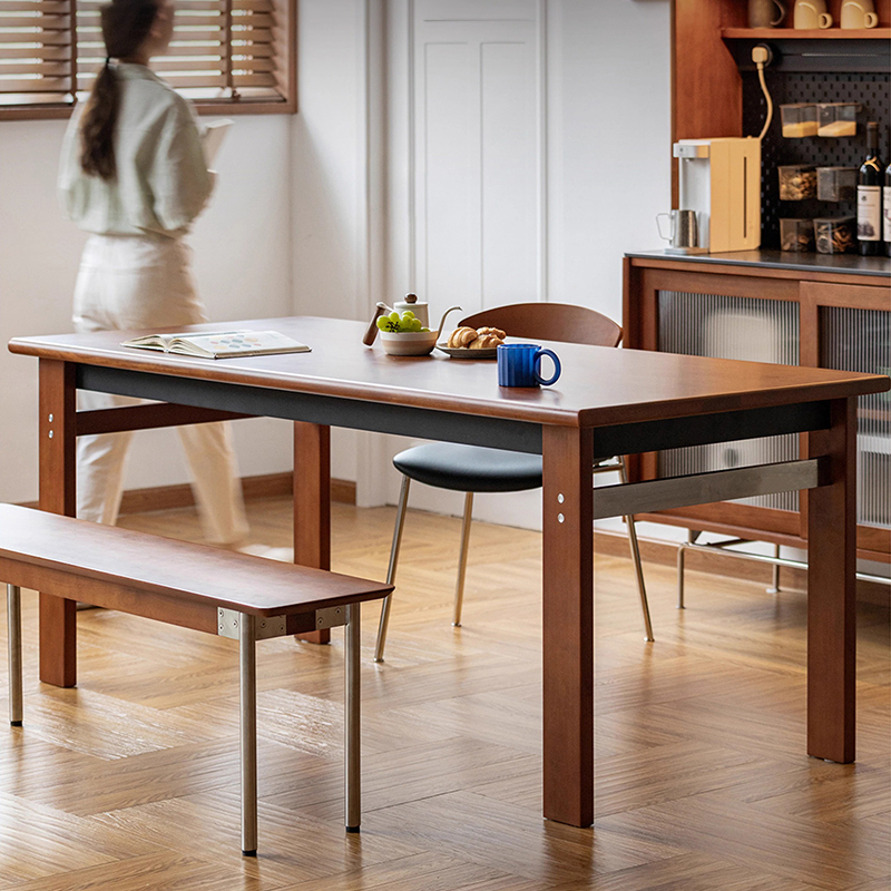 Woody Prime Boxツゲ材 シンプル木製ダイニングテーブル