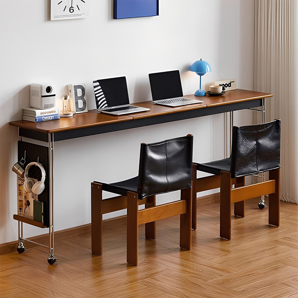 Woody Prime Boxツゲ材 木製ベッドデスク