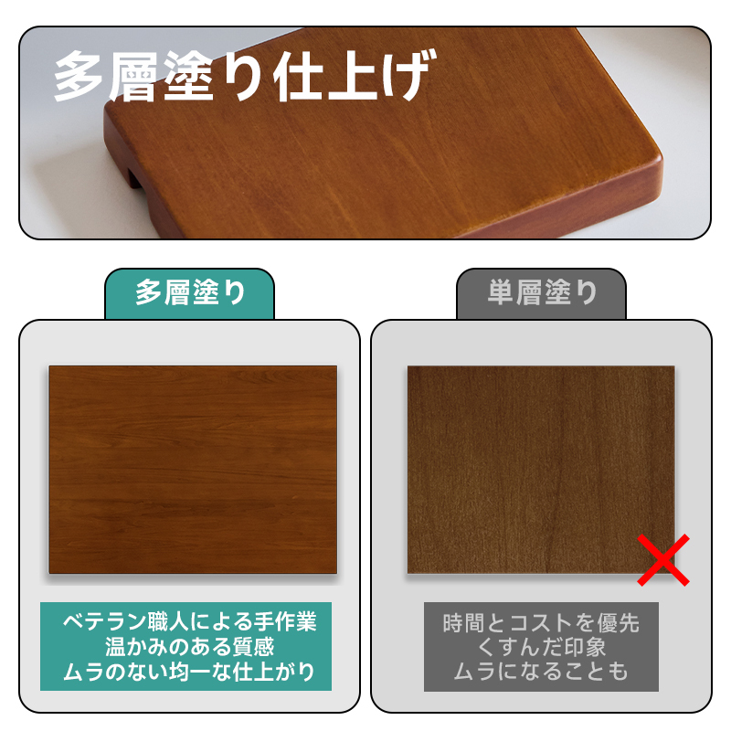 ツゲ材スマホスタンド