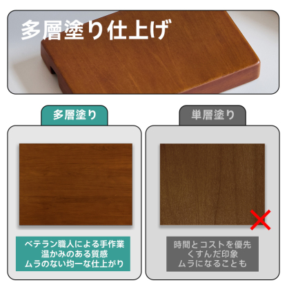 ツゲ材スマホスタンド