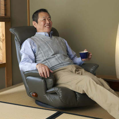 スーパーソフトレザー回転座椅子