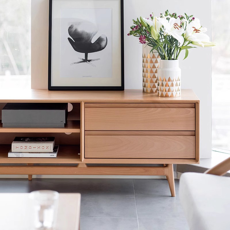 天然木クラシックテレビボード