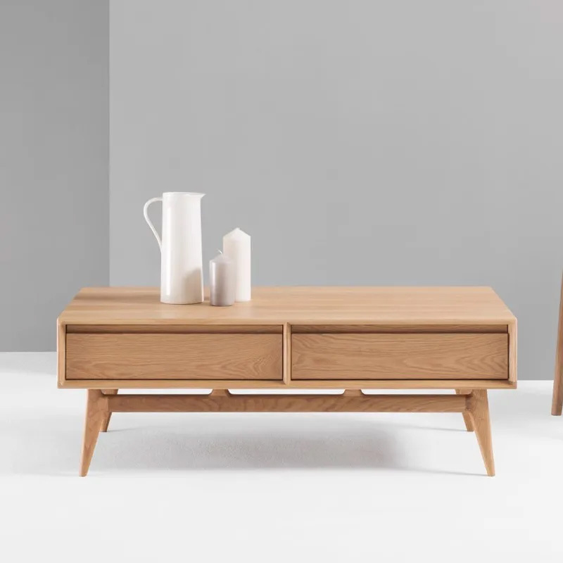 天然木クラシカルローテーブル