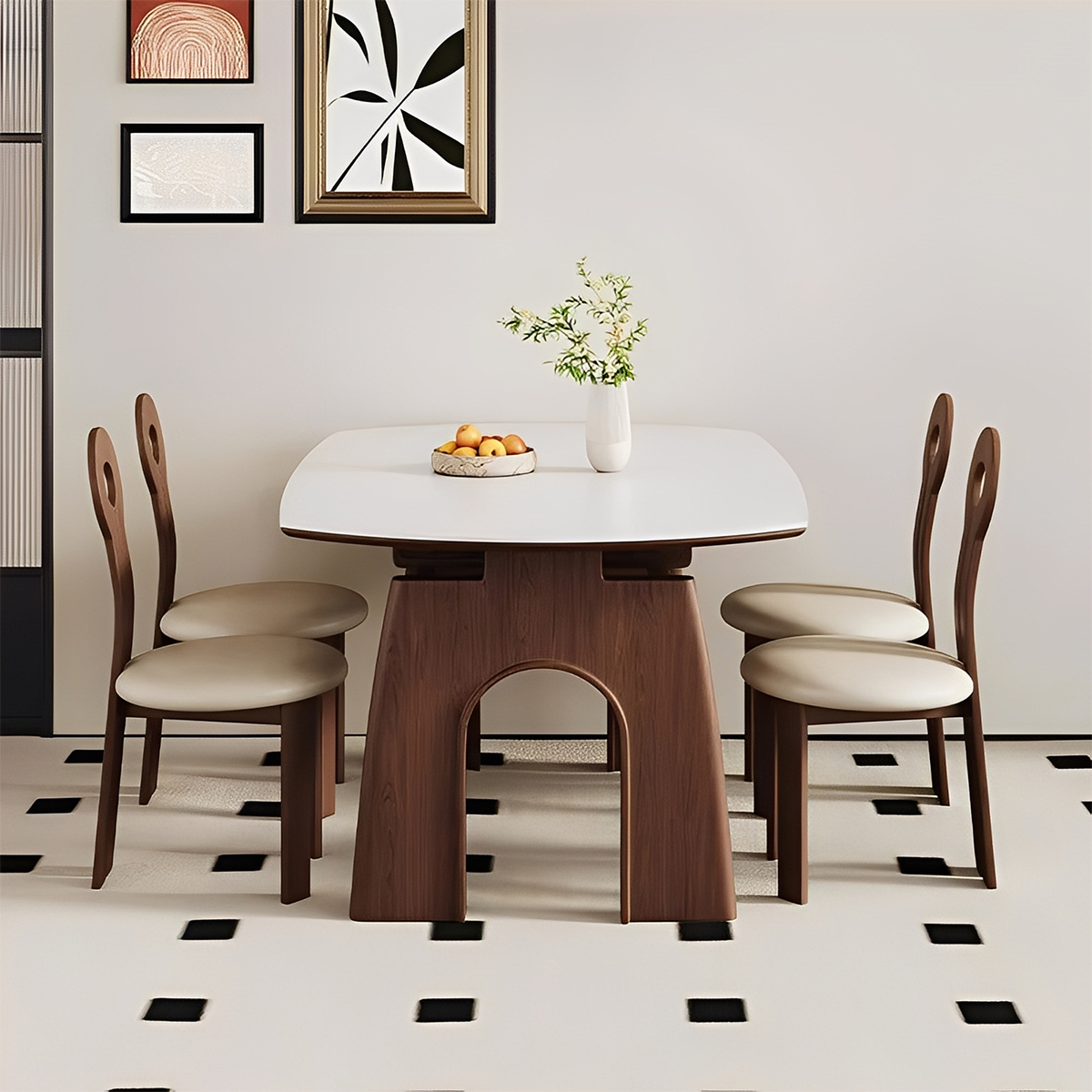 伸縮式天然木セラミック天板テーブル – CAGUUU