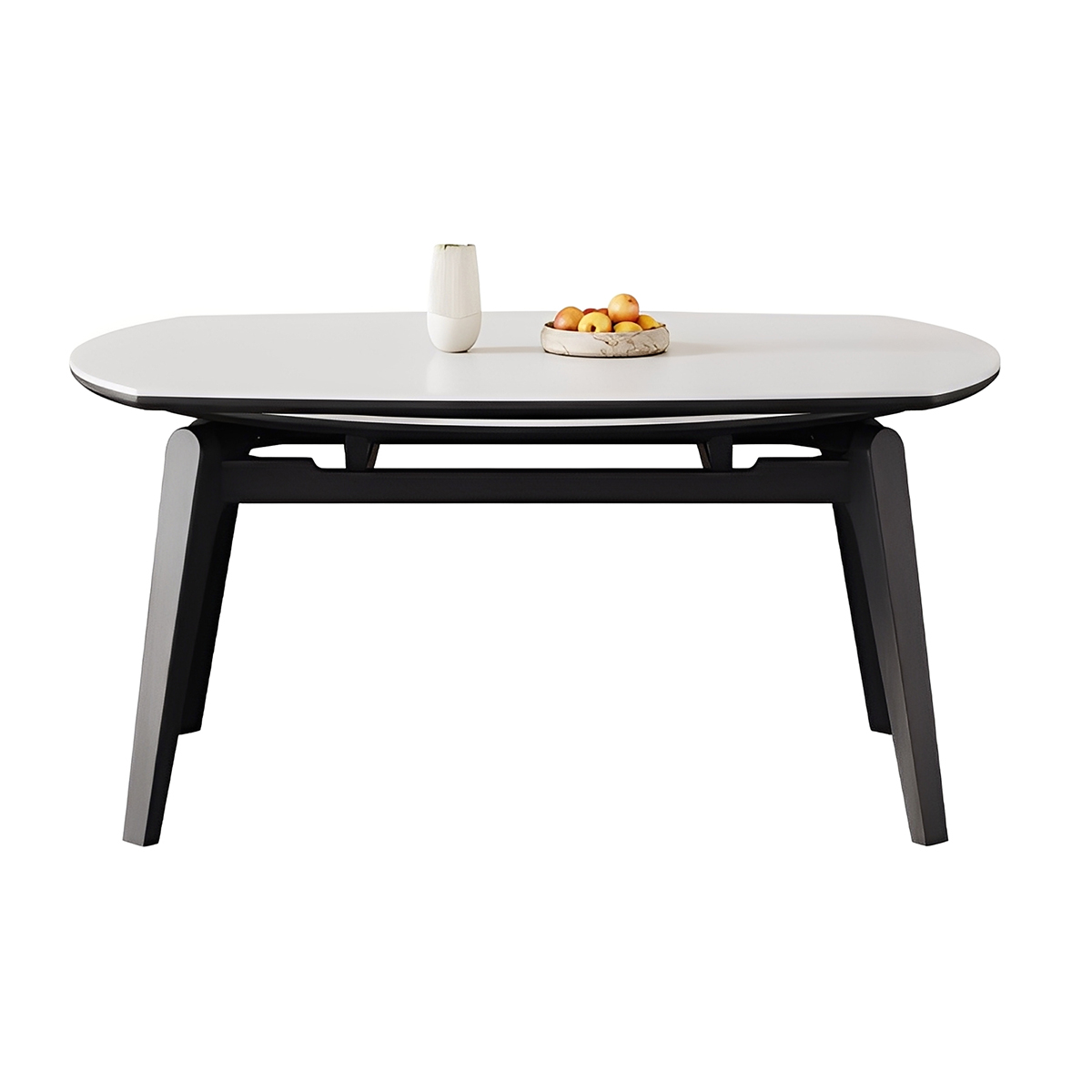 クラシックセラミックダイニングテーブル | 伸縮機能と高い耐久