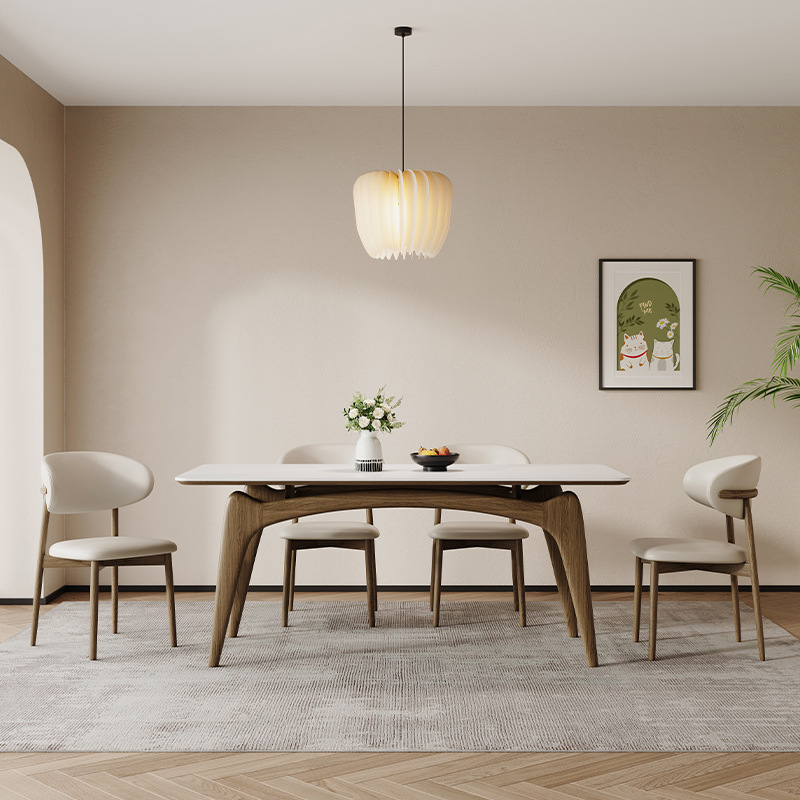 北欧風セラミックダイニングテーブル – CAGUUU