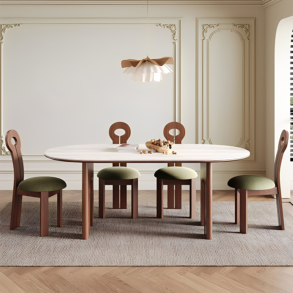 トラバーチンダイニングテーブル – CAGUUU