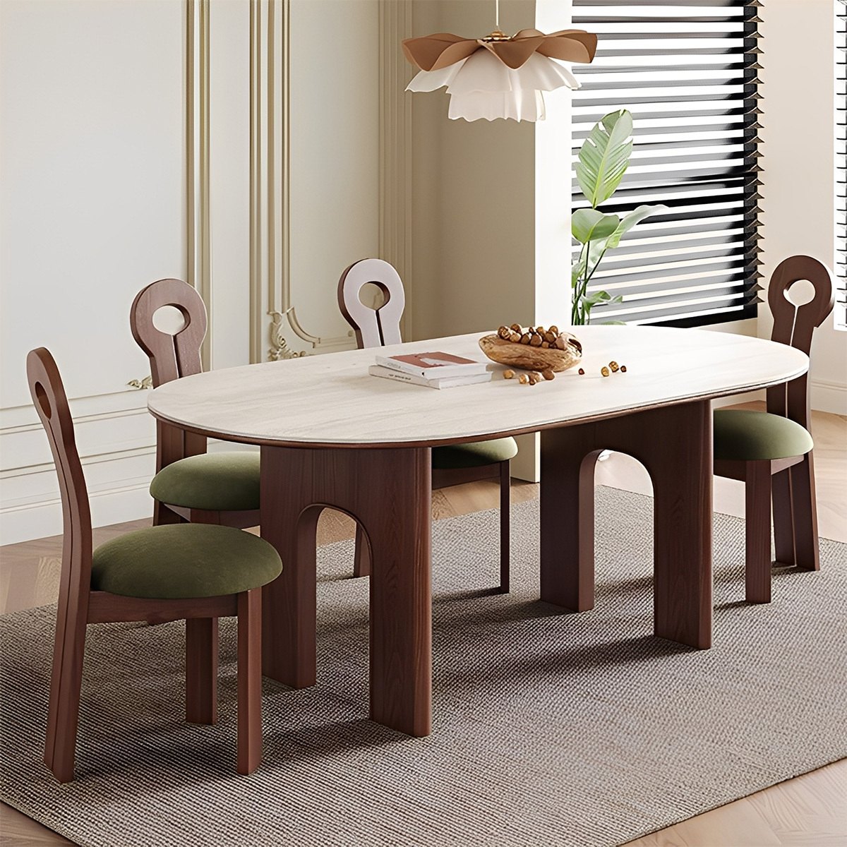 トラバーチンダイニングテーブル – CAGUUU